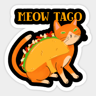 MEOW TACO Sticker